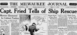 Headlines: The Milwaukee Journal - Thu 24 Jan 1929