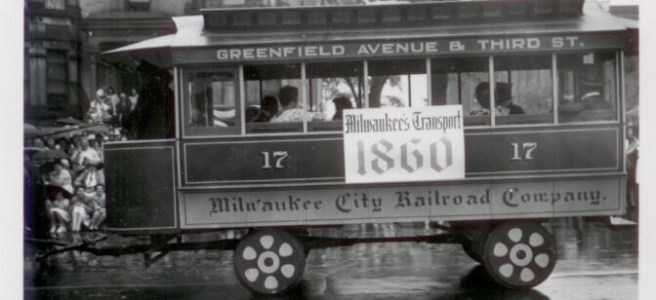 Milwaukee City Railroad Company (Greenfield Avenue & Third St.): Milwaukee Centurama Centennial Parade (1946)